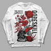 Dunk Low Panda White Black DopeSkill Long Sleeve T-Shirt Side Hustle Graphic Streetwear - White