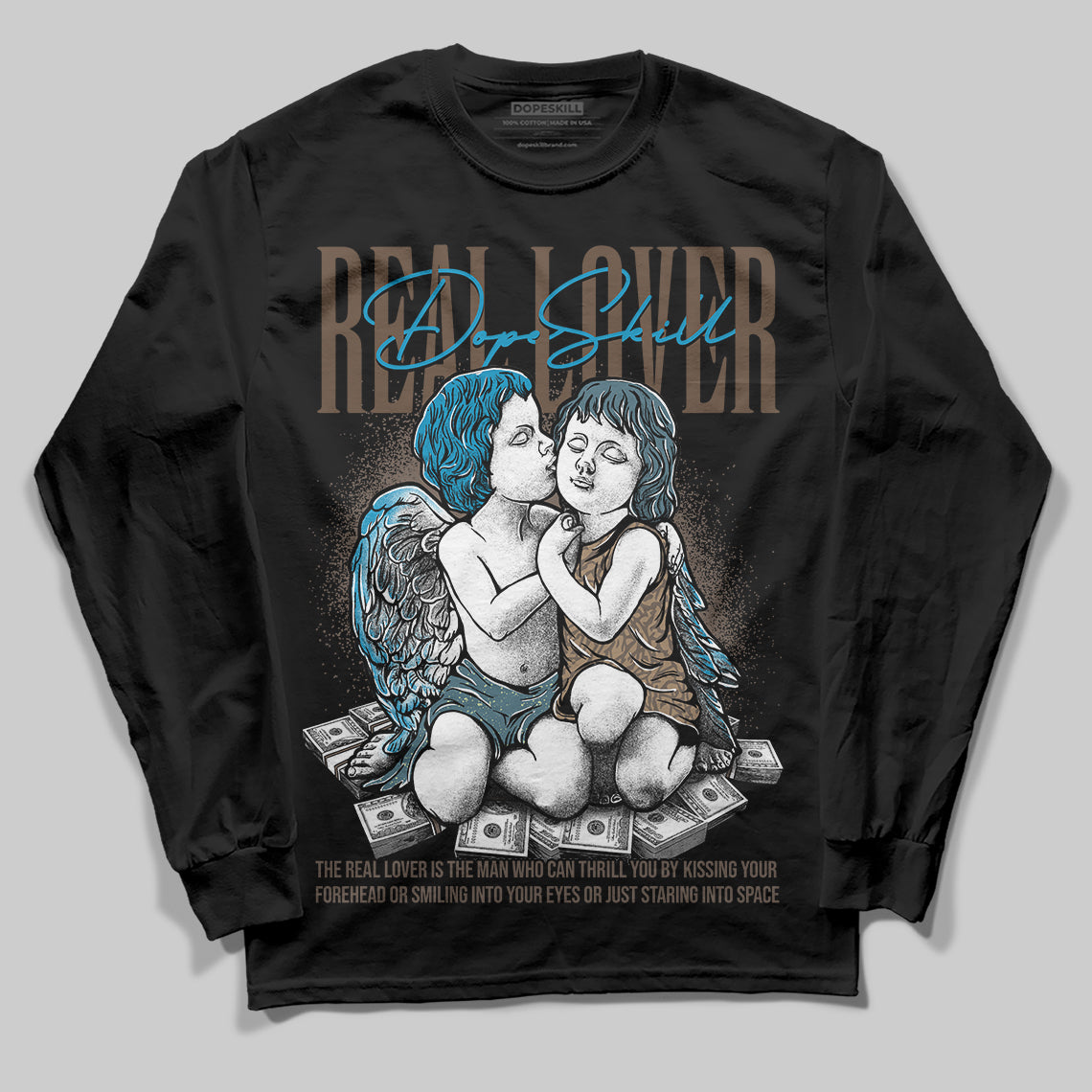 Jordan 3 GS “We Outside” DopeSkill Long Sleeve T-Shirt Real Lover Graphic Streetwear - Black