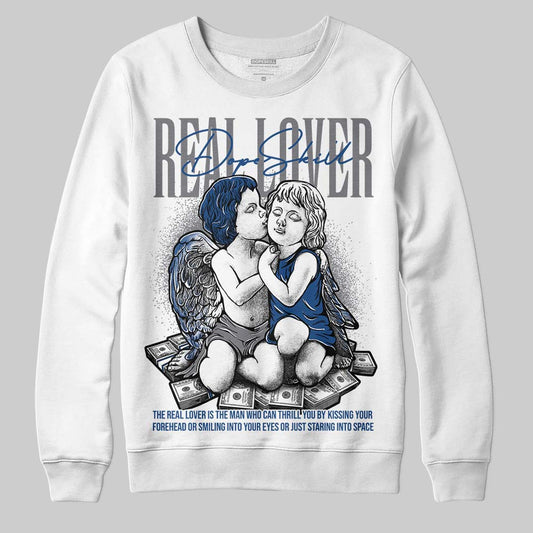 Jordan 9 Retro 'Flint Grey' 2026 DopeSkill Sweatshirt Real Lover Graphic Streetwear - White