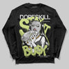 Jordan 4 GS “Light Lemon Twist” DopeSkill Long Sleeve T-Shirt Stay It Busy Graphic Streetwear - Black
