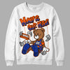 Dunk Low Futura Orange Blaze DopeSkill Sweatshirt Money Is Our Motive Bear Graphic Streetwear - White