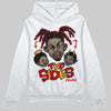 Red Sneakers DopeSkill Hoodie Two Sides Graphic Streetwear - White