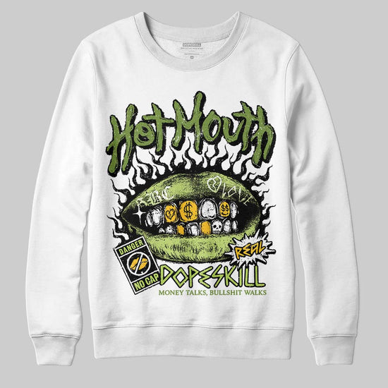 Dunk Low Pro SB 'Fruity Pack - Green Apple' DopeSkill Sweatshirt Hot Mouth Graphic Streetwear - White