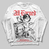 Black and White Sneakers DopeSkill Long Sleeve T-Shirt All Earned Graphic Streetwear - White
