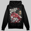 Jordan 4 “Sierra Red" DopeSkill Hoodie Sweatshirt Stressless Graphic Streetwear - Black