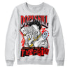 Jordan 7 White Infrared DopeSkill Sweatshirt Sorry I've Been Trappin Graphic Streetwear - White