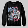 Jordan 3 GS “Denim/Pink Glow” DopeSkill Sweatshirt Drip'n Never Tripp'n Graphic Streetwear - Black