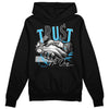 Jordan 13 Retro University Blue DopeSkill Hoodie Sweatshirt Trust No One Graphic Streetwear - Black 