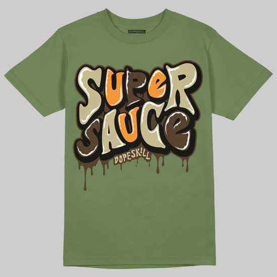 Olive Sneakers DopeSkill Olive T-shirt Super Sauce Graphic Streetwear