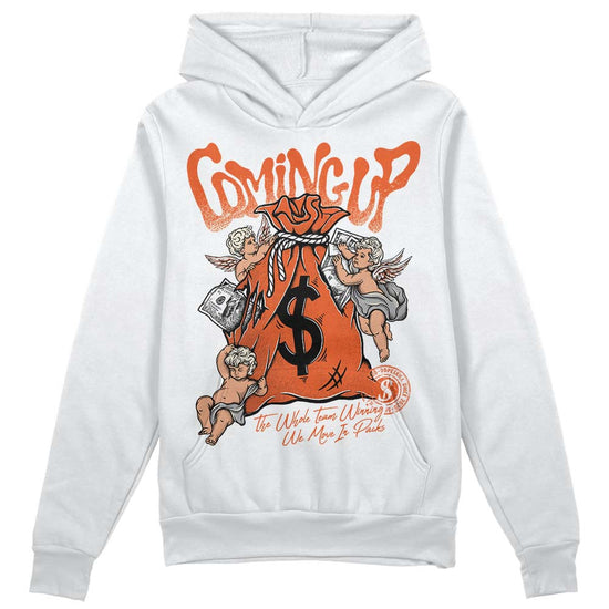 Jordan 3 Georgia Peach DopeSkill Hoodie Sweatshirt Money Bag Coming Up Graphic Streetwear - White