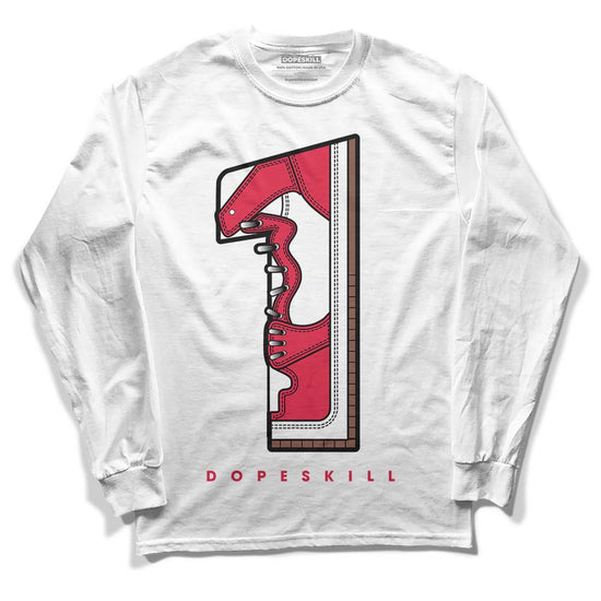 Dunk Low PRM Bacon DopeSkill Long Sleeve T-Shirt No.1 Graphic Streetwear - White