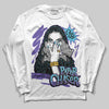 Jordan 8 Retro 'Aqua' 2025 DopeSkill Long Sleeve T-Shirt NPC Graphic Streetwear - White