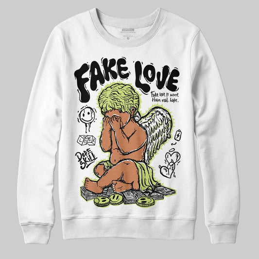 Jordan 11 “Inner Beast” DopeSkill Sweatshirt False Love Graphic Streetwear - White