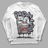 Jordan 4 “Bred Reimagined” DopeSkill Long Sleeve T-Shirt Paid In Full Graphic Streetwear - White