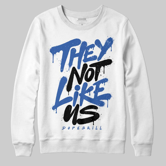 Jordan 1 Low Travis Scott x Fragment DopeSkill Sweatshirt They Not Like Us Graphic Streetwear - White