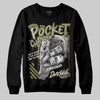Jordan 3 “Medium Olive” aka “Family Affair” DopeSkill Sweatshirt Pocket Change Graphic Streetwear - Black