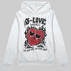 Jordan 14 Retro ‘Black Toe’ DopeSkill Hoodie Sweatshirt Crying Heart Graphic Streetwear - White