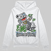 Jordan 5 Retro Wolf Grey (2026) DopeSkill Hoodie Sweatshirt Born To Be Rich Graphic Streetwear - White