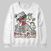 Jordan 11 Retro 285 Atlanta DopeSkill Sweatshirt Born To Be Rich Graphic Streetwear - White