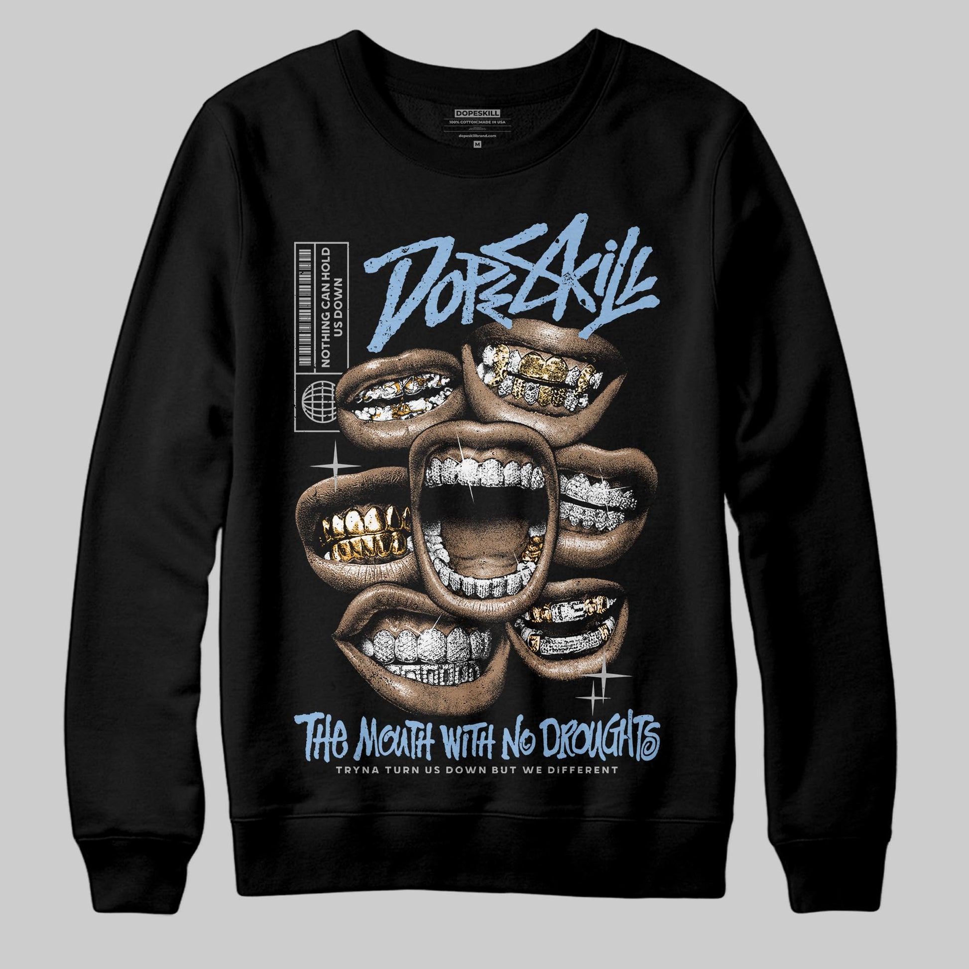 Asics Gel-Cumulus 16 Wash/Independence Blue DopeSkill Sweatshirt The Mouth With No Droughts Graphic Streetwear - Black