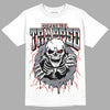 Jordan 9 Retro Fire Red DopeSkill T-Shirt Trapped Halloween Graphic Streetwear  - White 