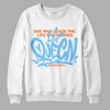 Dunk Low Futura University Blue DopeSkill Sweatshirt Queen Graphic Streetwear - White