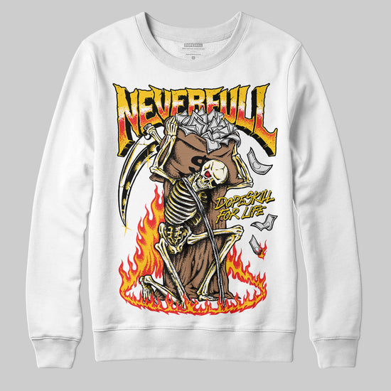 Yellow Sneakers DopeSkill Sweatshirt NeverFull Graphic Streetwear - White