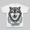 Jordan 5 Retro Wolf Grey (2026) DopeSkill Oversized Print T-Shirt Wolf Grey Graphic Streetwear - White