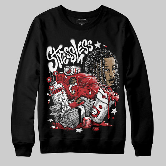 Jordan 1 Retro High OG Black Toe Reimagined DopeSkill Sweatshirt Stressless Graphic Streetwear - Black