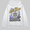 Jordan 4 Retro Lakers DopeSkill Hoodie Sweatshirt Laid Back Graphic Streetwear - White