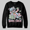 Jordan 4 Retro Valentine's Day (2026) (GS) DopeSkill Sweatshirt Born To Be Rich Graphic Streetwear - Black