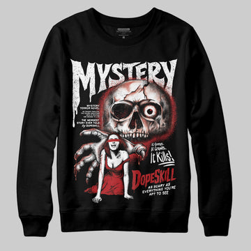 Jordan 1 Retro High OG Black Toe Reimagined DopeSkill Sweatshirt Mystery Ghostly Grasp Graphic Streetwear - Black