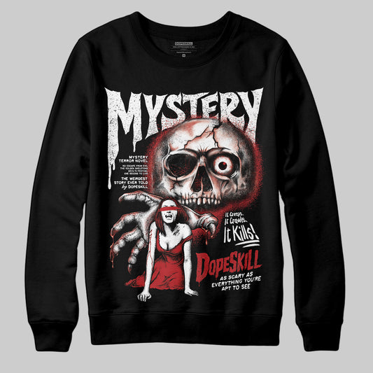 Jordan 1 Retro High OG Black Toe Reimagined DopeSkill Sweatshirt Mystery Ghostly Grasp Graphic Streetwear - Black