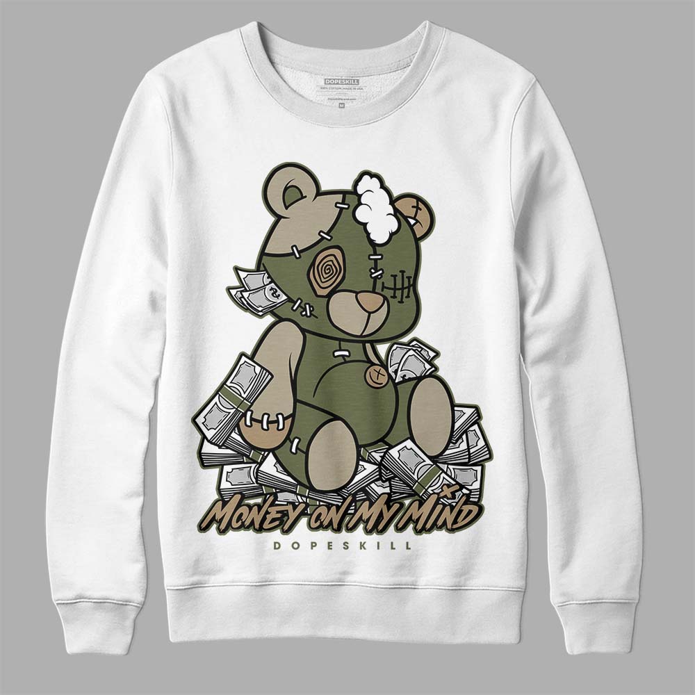 Air Max 90 Ballistic Neutral Olive DopeSkill Long Sleeve T-Shirt MOMM Bear Graphic Streetwear - White