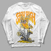 Jordan 6 “Yellow Ochre” DopeSkill Long Sleeve T-Shirt Stay High Graphic Streetwear - White