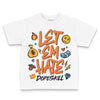 Orange, Black and White Sneakers DopeSkill Toddler Kids T-shirt Let 'em Hate Graphic Streetwear - White