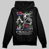 Jordan 11 Retro 285 Atlanta DopeSkill Hoodie Sweatshirt Broken Bones Graphic Streetwear - Black
