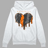 Jordan 3 Retro 'Fear Pack' DopeSkill Hoodie Sweatshirt Slime Drip Heart Graphic Streetwear - White