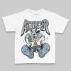 Jordan 5 Retro Wolf Grey (2026) DopeSkill Toddler Kids T-shirt At The Top Graphic Streetwear - White 