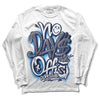 Jordan Spiz’ike Low “White/Obsidian” DopeSkill Long Sleeve T-Shirt No Days Off Graphic Streetwear - WHite