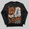 Jordan 3 “Starfish” DopeSkill Long Sleeve T-Shirt Real Ones Move In Silence Graphic Streetwear - Black