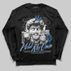 Jordan 4 WMNS 'Forget Me Not' DopeSkill Long Sleeve T-Shirt In My Way Graphic Streetwear - Black
