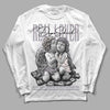 Jordan 2 Cement Grey DopeSkill Long Sleeve T-Shirt Real Lover Graphic Streetwear - White