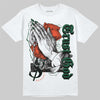 Dunk Low Team Dark Green Orange DopeSkill T-Shirt Trust God Graphic Streetwear - White