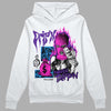 PURPLE Sneakers DopeSkill Hoodie Sweatshirt Drip'n Never Tripp'n Graphic Streetwear - White