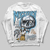 Jordan 4 Denim “Worn Blue” DopeSkill Long Sleeve T-Shirt Mystery Ghostly Grasp Graphic Streetwear - White
