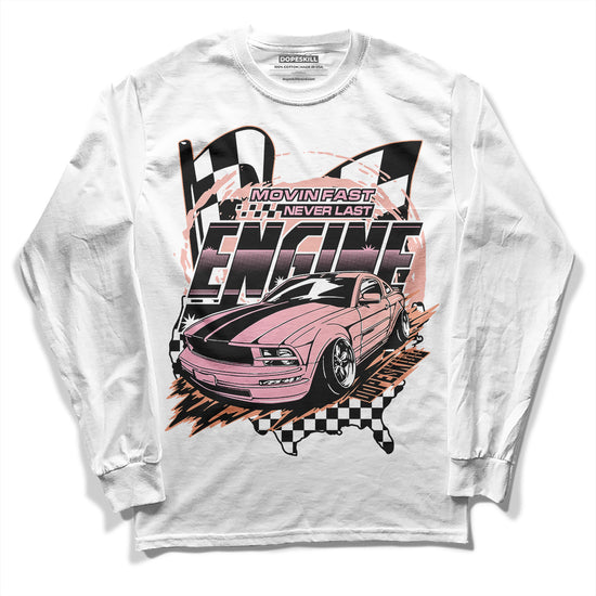 Jordan 11 Low “Legend Pink” DopeSkill Long Sleeve T-Shirt ENGINE Tshirt Graphic Streetwear - White 