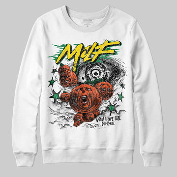 Dunk Low Reverse Brazil DopeSkill Sweatshirt MILF Graphic Streetwear - White