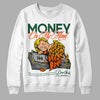 Dunk Low Team Dark Green Orange DopeSkill Sweatshirt MOMM Graphic Streetwear - White