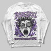 PURPLE Sneakers DopeSkill Long Sleeve T-Shirt Root of Evil Graphic Streetwear - White